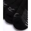 imageReebok Mens Crew Socks  5 Pack Breathable Cushioned MoistureWicking Athletic Performance Running Socks for Men 6125Classic Black