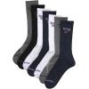 imageReebok Mens Crew Socks  5 Pack Breathable Cushioned MoistureWicking Athletic Performance Running Socks for Men 6125Multi 7pk