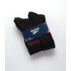 imageReebok Mens Crew Socks  5 Pack Breathable Cushioned MoistureWicking Athletic Performance Running Socks for Men 6125Pure Black