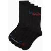 imageReebok Mens Crew Socks  5 Pack Breathable Cushioned MoistureWicking Athletic Performance Running Socks for Men 6125Pure Black