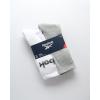 imageReebok Mens Crew Socks  5 Pack Breathable Cushioned MoistureWicking Athletic Performance Running Socks for Men 6125WhiteGrey