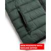 imageReebok Mens Jacket  Lightweight Hooded Quilted Puffer Coat  Warm Insulated Winter Jacket for Men S4XOlive