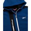 imageReebok Mens Jacket  Weather Resistant Fleece Lined Softshell Jacket Coat  Lightweight Casual Coat for Men MXXLBatik Blue