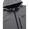 imageReebok Mens Jacket  Weather Resistant Fleece Lined Softshell Jacket Coat  Lightweight Casual Coat for Men MXXLFog