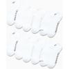 imageReebok Mens Low Cut Socks  12 Pack Performance Cushion Comfort No Show Socks  Breathable Athletic Socks for Men 6125All White