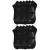 imageReebok Mens Low Cut Socks  12 Pack Performance Cushion Comfort No Show Socks  Breathable Athletic Socks for Men 6125Black Stripe