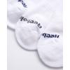 imageReebok Mens Low Cut Socks  12 Pack Performance Cushion Comfort No Show Socks  Breathable Athletic Socks for Men 6125Classic White