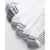 imageReebok Mens Low Cut Socks  12 Pack Performance Cushion Comfort No Show Socks  Breathable Athletic Socks for Men 6125Grey Stripe Multi