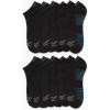 imageReebok Mens Low Cut Socks  12 Pack Performance Cushion Comfort No Show Socks  Breathable Athletic Socks for Men 6125Pure Black