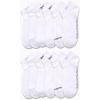 imageReebok Mens Low Cut Socks  12 Pack Performance Cushion Comfort No Show Socks  Breathable Athletic Socks for Men 6125White