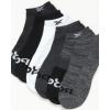 imageReebok Mens Low Cut Socks  12 Pack Performance Cushion Comfort No Show Socks  Breathable Athletic Socks for Men 6125White Assortment