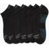 imageReebok Mens Low Cut Socks  6 Pack Basic Cushion Low Cut No Show Socks for Men  Mens Athletic Socks Size 6125Black