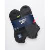 imageReebok Mens Low Cut Socks  6 Pack Basic Cushion Low Cut No Show Socks for Men  Mens Athletic Socks Size 6125BlackGrey Logo