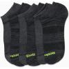 imageReebok Mens Low Cut Socks  6 Pack Basic Cushion Low Cut No Show Socks for Men  Mens Athletic Socks Size 6125BlackGrey Logo