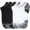 imageReebok Mens Low Cut Socks  6 Pack Basic Cushion Low Cut No Show Socks for Men  Mens Athletic Socks Size 6125BlackWhiteGrey