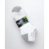 imageReebok Mens Low Cut Socks  6 Pack Basic Cushion Low Cut No Show Socks for Men  Mens Athletic Socks Size 6125Bright White