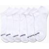 imageReebok Mens Low Cut Socks  6 Pack Basic Cushion Low Cut No Show Socks for Men  Mens Athletic Socks Size 6125Classic White