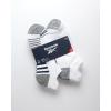 imageReebok Mens Low Cut Socks  6 Pack Basic Cushion Low Cut No Show Socks for Men  Mens Athletic Socks Size 6125Grey Stripe Multi
