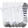 imageReebok Mens Low Cut Socks  6 Pack Basic Cushion Low Cut No Show Socks for Men  Mens Athletic Socks Size 6125Grey Stripe Multi