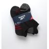 imageReebok Mens Low Cut Socks  6 Pack Basic Cushioned No Show Athletic Socks for Men Size 6125Black Stripe Multi