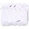 imageReebok Mens Low Cut Socks  6 Pack Basic Cushioned No Show Athletic Socks for Men Size 6125Classic White