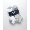 imageReebok Mens Low Cut Socks  6 Pack Basic Cushioned No Show Athletic Socks for Men Size 6125Grey Assorted