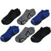 imageReebok Mens Low Cut Socks  6 Pack Basic Cushioned No Show Athletic Socks for Men Size 6125Navy Assortment