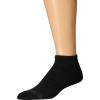 imageReebok Mens Low Cut Socks  6 Pack Basic Cushioned No Show Athletic Socks for Men Size 6125Plain Black
