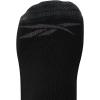 imageReebok Mens Low Cut Socks  6 Pack Basic Cushioned No Show Athletic Socks for Men Size 6125Pure Black Logo