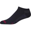 imageReebok Mens Low Cut Socks  6 Pack Basic Cushioned No Show Athletic Socks for Men Size 6125Red LogoBlack