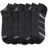 imageReebok Mens Low Cut Socks  6 Pack Basic Cushioned No Show Athletic Socks for Men Size 6125Stone Grey