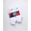 imageReebok Mens Low Cut Socks  8 Pack Stretch Performance Basic No Show  Flat Athletic Socks for Men Shoe Size 6125All White
