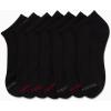 imageReebok Mens Low Cut Socks  8 Pack Stretch Performance Basic No Show  Flat Athletic Socks for Men Shoe Size 6125Black