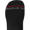 imageReebok Mens Low Cut Socks  8 Pack Stretch Performance Basic No Show  Flat Athletic Socks for Men Shoe Size 6125Black Lines