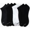 imageReebok Mens Low Cut Socks  8 Pack Stretch Performance Basic No Show  Flat Athletic Socks for Men Shoe Size 6125BlackWhiteGrey