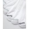 imageReebok Mens Low Cut Socks  8 Pack Stretch Performance Basic No Show  Flat Athletic Socks for Men Shoe Size 6125White