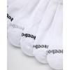 imageReebok Mens Low Cut Socks  8 Pack Stretch Performance Basic No Show  Flat Athletic Socks for Men Shoe Size 6125White Logo