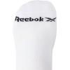 imageReebok Mens Low Cut Socks  8 Pack Stretch Performance Basic No Show  Flat Athletic Socks for Men Shoe Size 6125White Logo