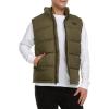 imageReebok Mens Puffer Vest for Winter Lightweight Down Alternative Mens Outerwear Vests Winter Vest for Men Puffy VestGreen