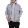 imageReebok Mens Puffer Vest for Winter Lightweight Down Alternative Mens Outerwear Vests Winter Vest for Men Puffy VestGrey