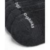 imageReebok Mens Quarter Socks  12 Pack Performance Comfort Athletic Socks  Breathable Ankle Socks for Men 6125All Grey