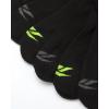 imageReebok Mens Quarter Socks  12 Pack Performance Comfort Athletic Socks  Breathable Ankle Socks for Men 6125Black Multi