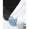 imageReebok Mens Quarter Socks  12 Pack Performance Comfort Athletic Socks  Breathable Ankle Socks for Men 6125Black White