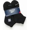 imageReebok Mens Quarter Socks  6 Pack Cushion Quarter Cut Ankle Socks for Men  Breathable Mens Athletic Socks Size 6125All Black