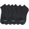 imageReebok Mens Quarter Socks  6 Pack Cushion Quarter Cut Ankle Socks for Men  Breathable Mens Athletic Socks Size 6125All Grey