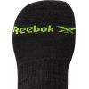 imageReebok Mens Quarter Socks  6 Pack Cushion Quarter Cut Ankle Socks for Men  Breathable Mens Athletic Socks Size 6125BlackGrey