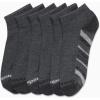 imageReebok Mens Quarter Socks  6 Pack Cushion Quarter Cut Ankle Socks for Men  Breathable Mens Athletic Socks Size 6125Classic Grey