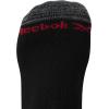 imageReebok Mens Quarter Socks  6 Pack Cushion Quarter Cut Ankle Socks for Men  Breathable Mens Athletic Socks Size 6125Midnight Black