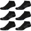 imageReebok Mens Quarter Socks  6 Pack Cushion Quarter Cut Ankle Socks for Men  Breathable Mens Athletic Socks Size 6125Shadow Black