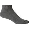 imageReebok Mens Quarter Socks  6 Pack Cushion Quarter Cut Ankle Socks for Men  Breathable Mens Athletic Socks Size 6125Smoke GreyBlack